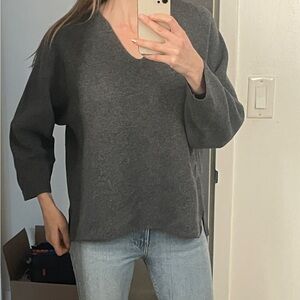 The Row Oversized Sweater in Merino/Cashmere Wool blend